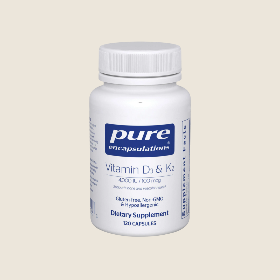 Vitamin D3 & K2 60 count